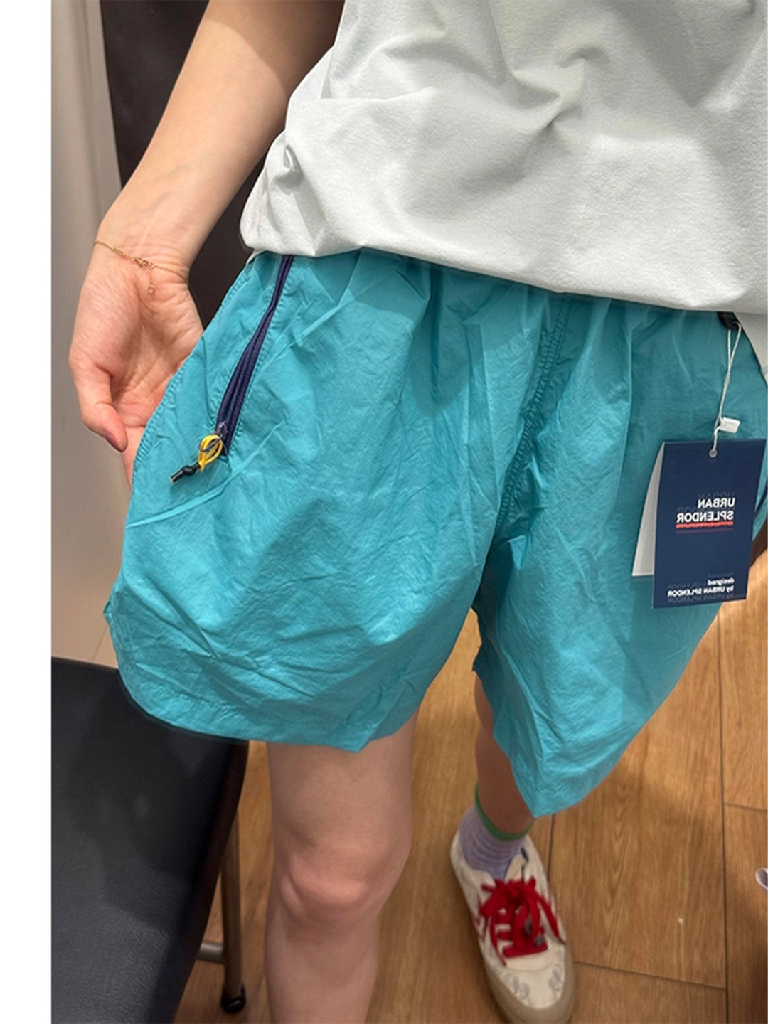 Cycling Commute Pants - Lake Blue Quick Dry Sports Shorts