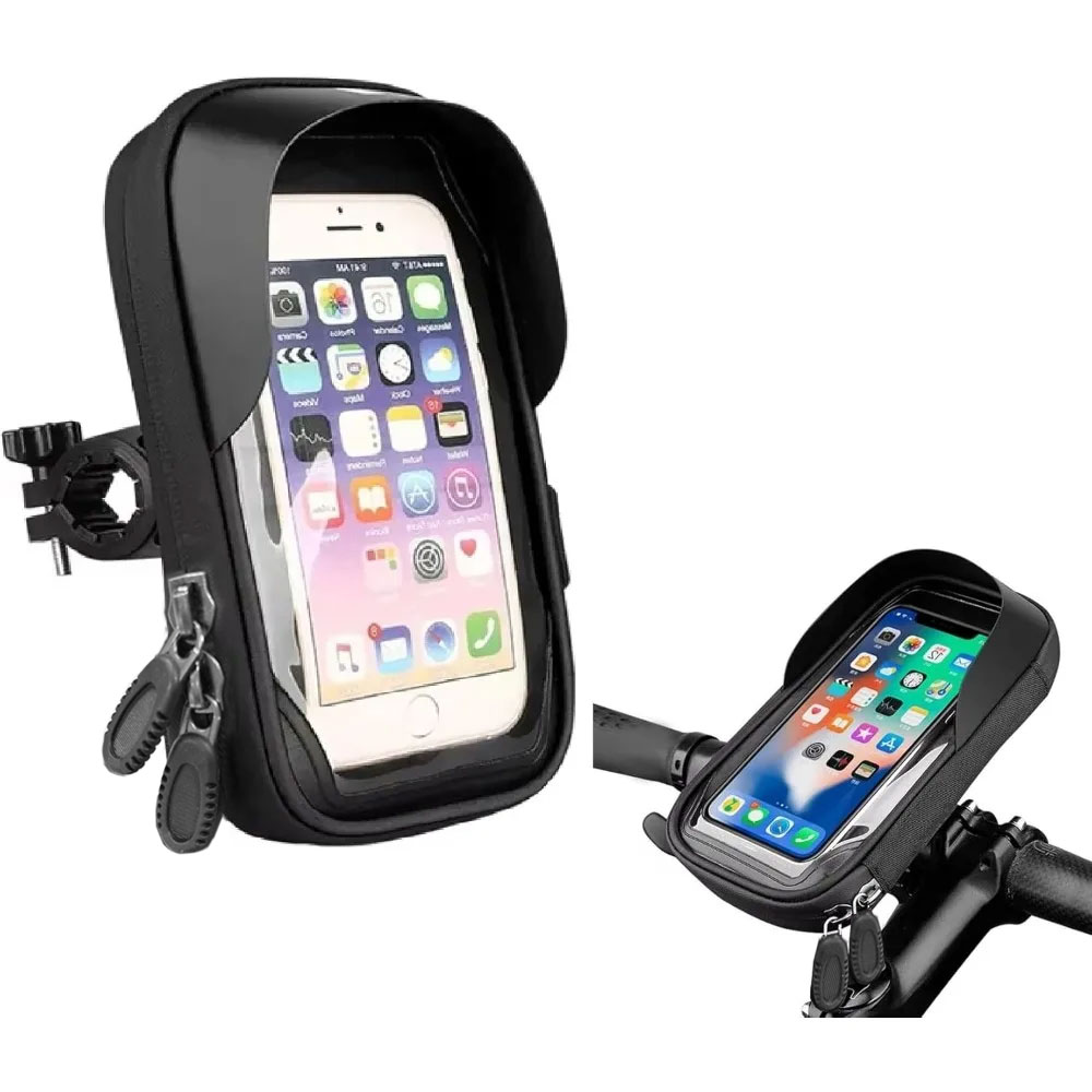 Cycling Commute Bag - Waterproof Motorbike Bicycle Phone Holder Stand