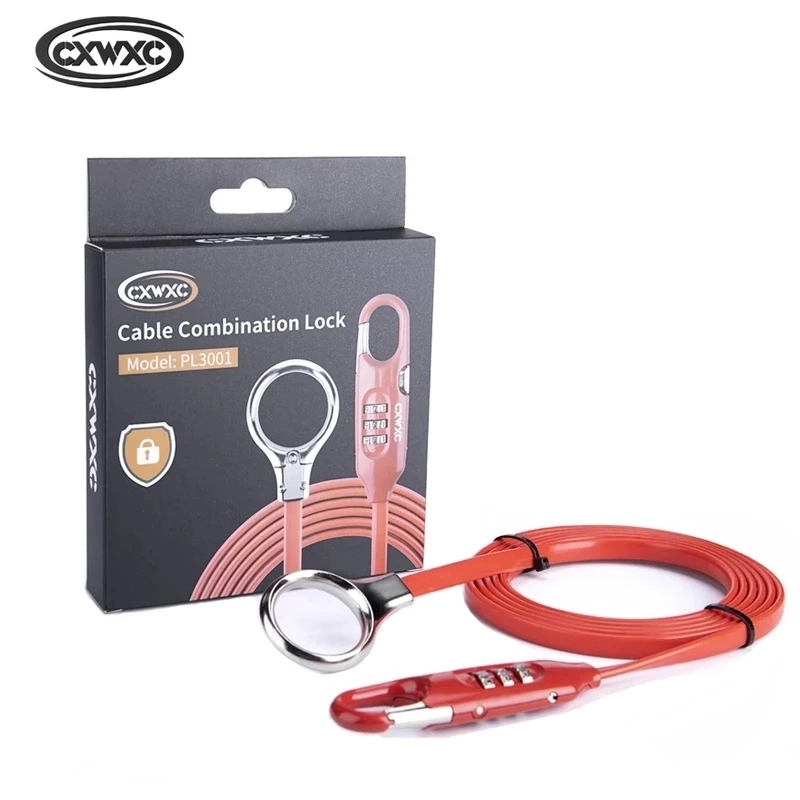 Bicycle Portable Password Lock - Cable Lock Flexible บทวิจารณ์และราคา