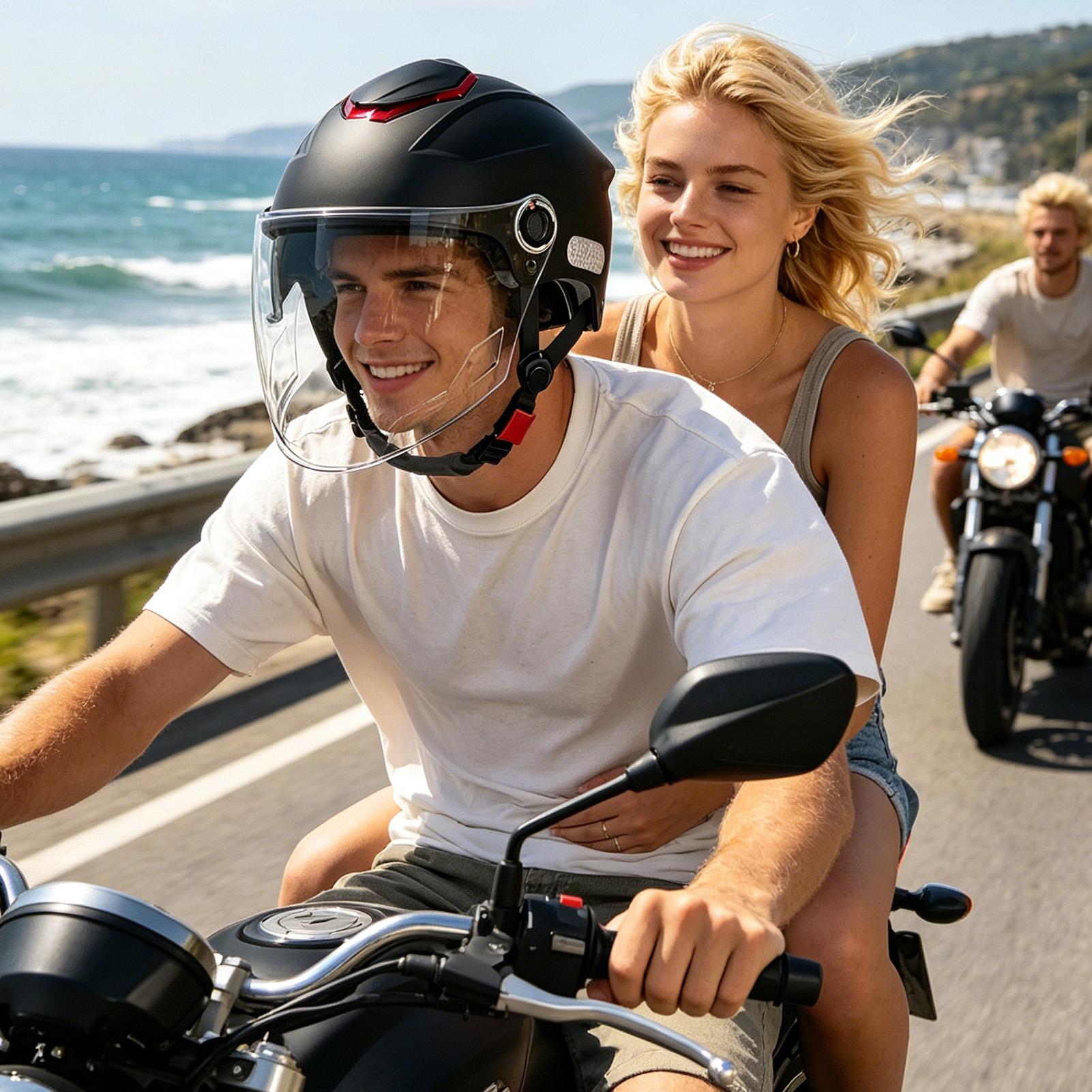 Motorcycle Helmet Breathable S - Commute Cycling Helmet บทวิจารณ์และราคา