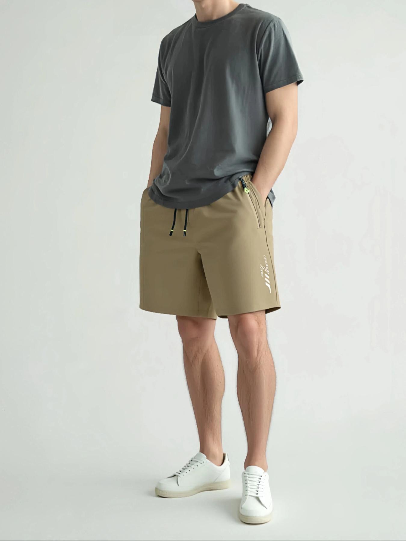 Men's Plain Casual Sports Shor - Cycling Shorts For Commute บทวิจารณ์และราคา