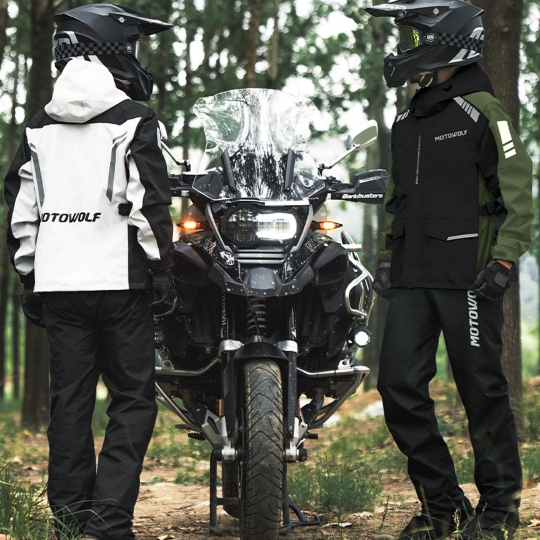 Motorcycle Riding Suit Rain Ja - Cycling Commute Rain บทวิจารณ์และราคา