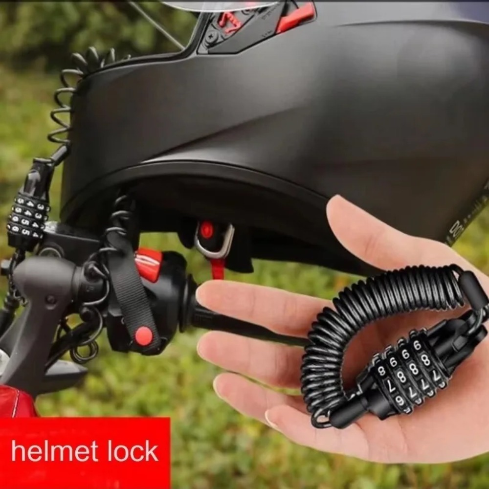 Bicycle Motorcycle Helmet Lock - Chain Lock Combination บทวิจารณ์และราคา