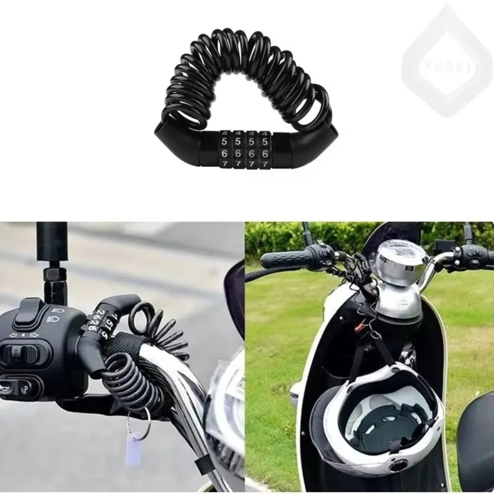 Bicycle Motorcycle Helmet Lock - Chain Lock Combination บทวิจารณ์และราคา