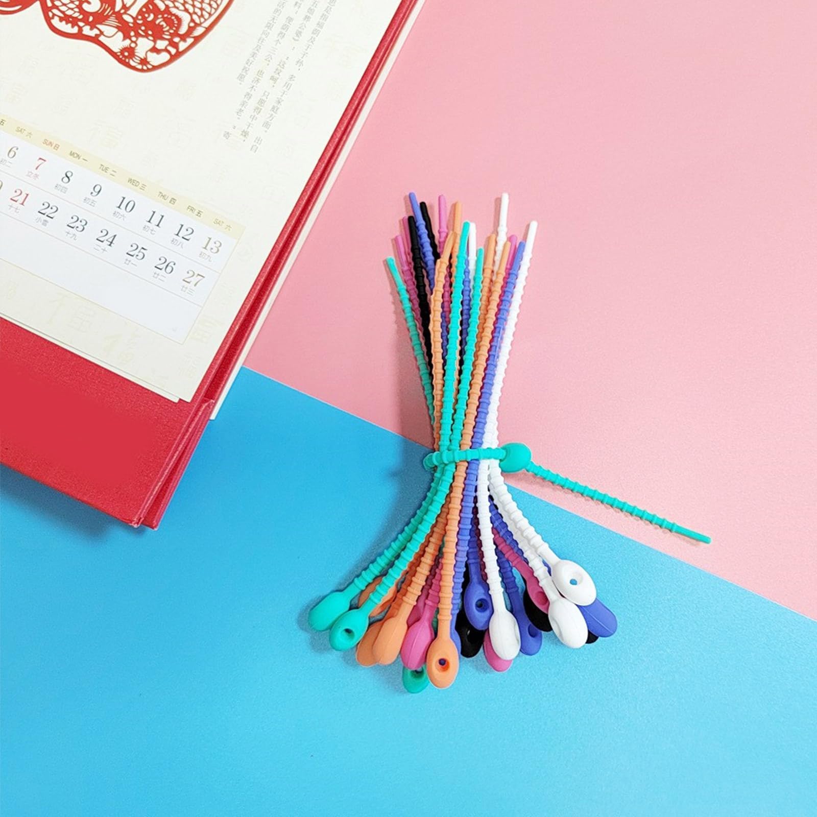 Silicone Cable Ties, 30PCS Reu - Cable Lock Flexible บทวิจารณ์และราคา