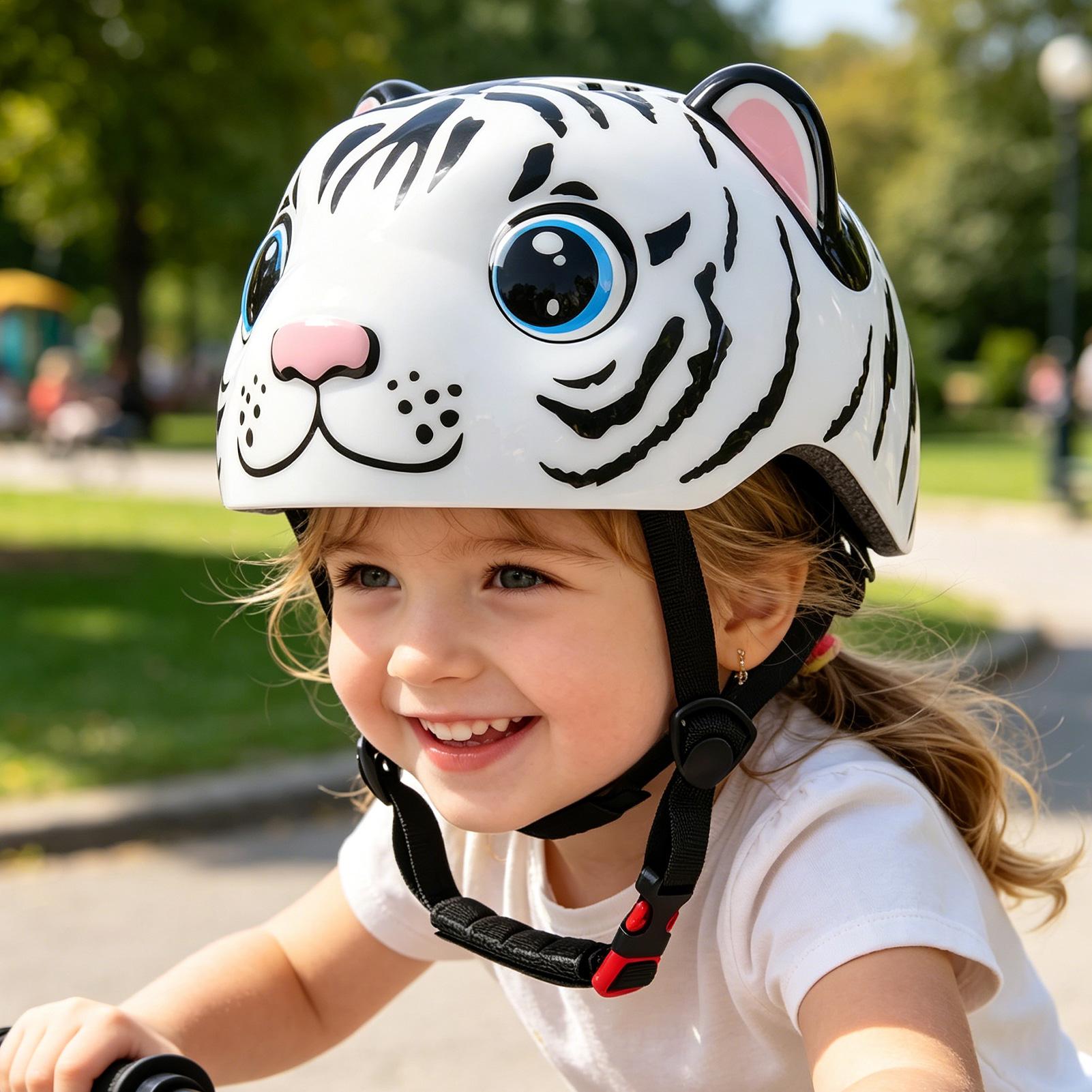 Helmet For Kids Tiger Pattern  - Commute Cycling Helmet บทวิจารณ์และราคา