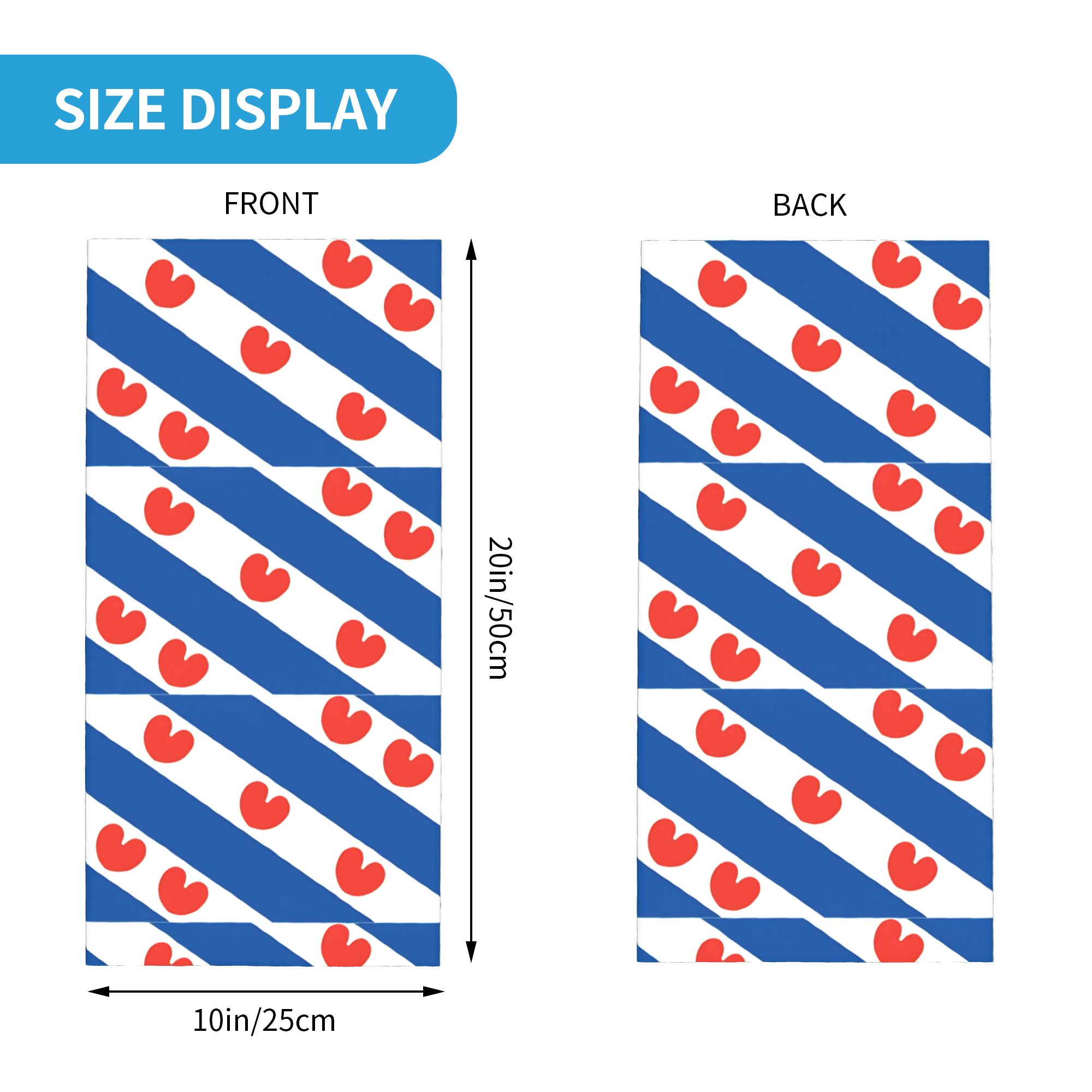 Friesland Flag Bandana  Vintag - Commuting By Bike บทวิจารณ์และราคา