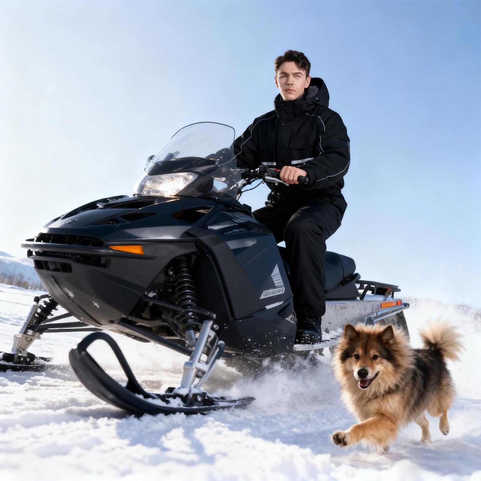 Motorcycle Winter Jacket 4-Poc - Cycling Commute Clothes บทวิจารณ์และราคา