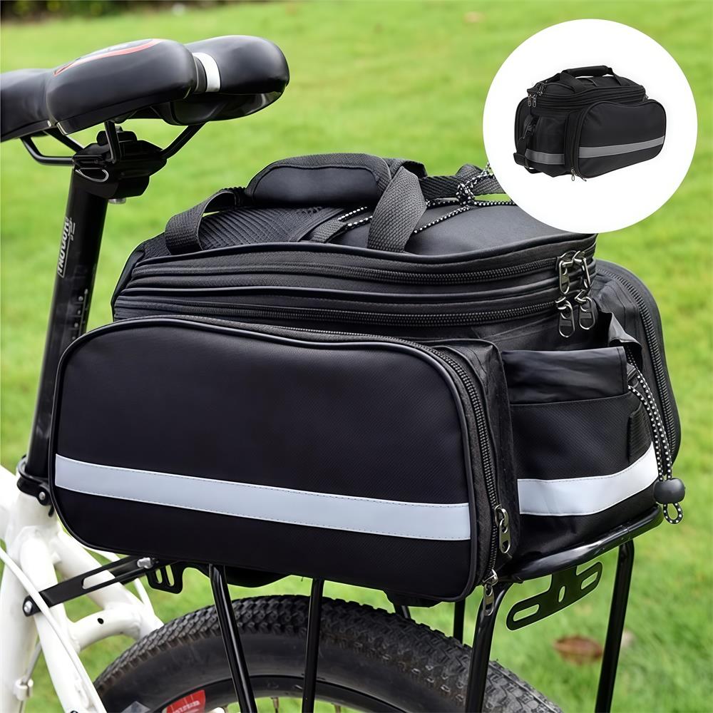 Bike Rear Rack Bag Bicycle Tru - Cycling Commute Rain บทวิจารณ์และราคา