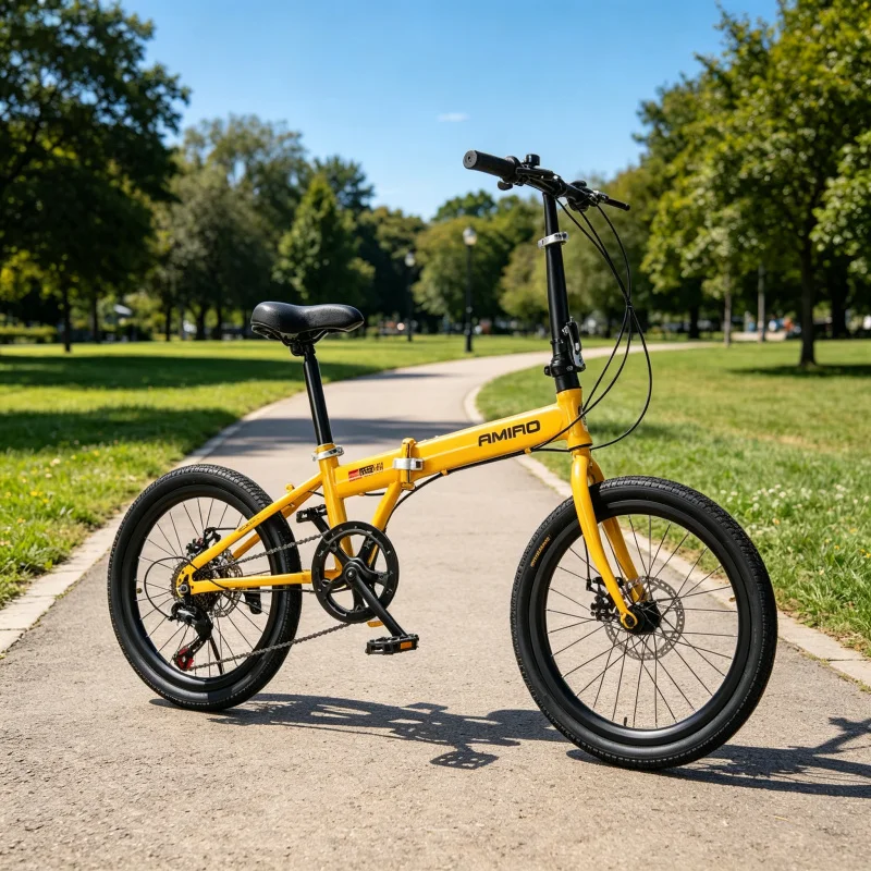 20 Inch Yellow Spoke Wheel Fol - Commuting With Bike บทวิจารณ์และราคา