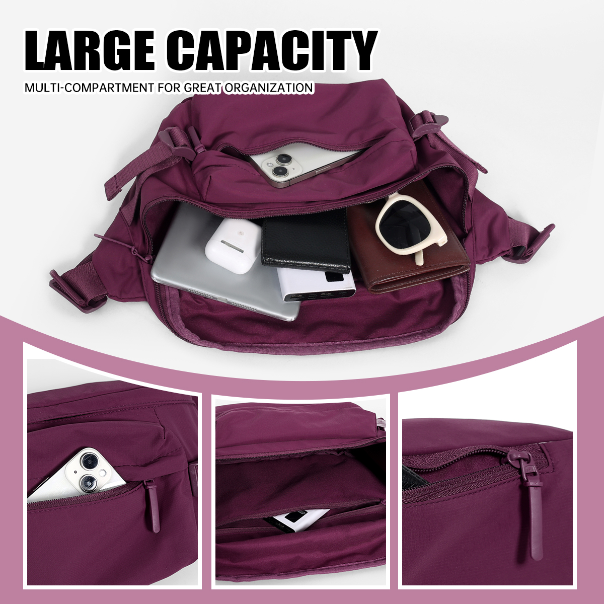 Men's Single-Shoulder Crossbod - Cycling Commute Bag บทวิจารณ์และราคา