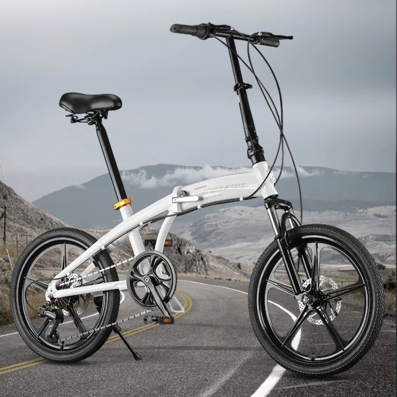 Adult Folding Bike - 20 Inch L - Commuting With Bike บทวิจารณ์และราคา
