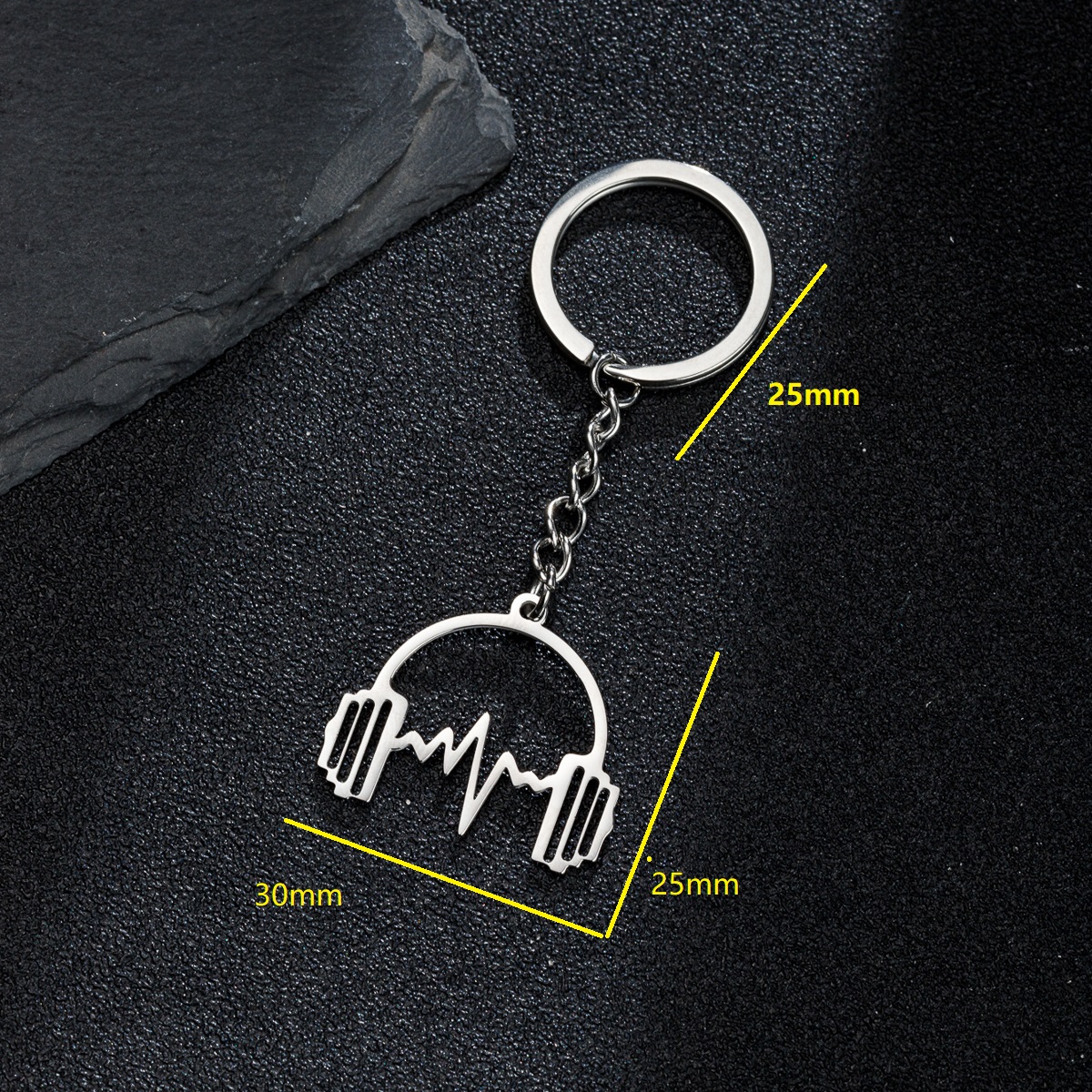 1PC Headphone Keychain Headset - Chain Lock Combination บทวิจารณ์และราคา