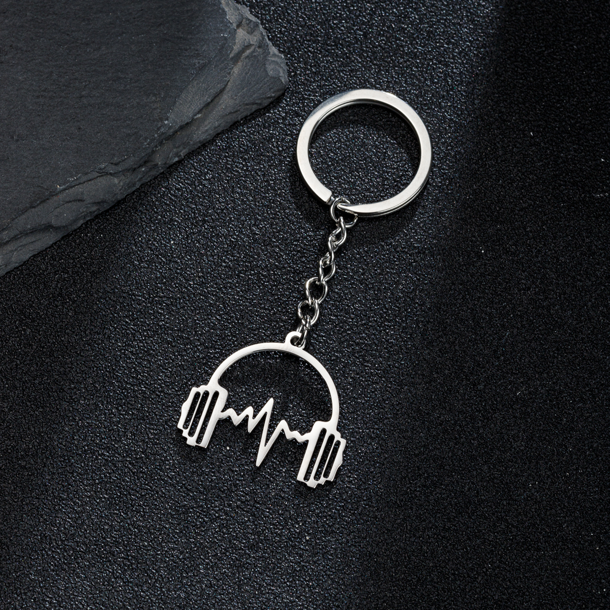 1PC Headphone Keychain Headset - Chain Lock Combination บทวิจารณ์และราคา
