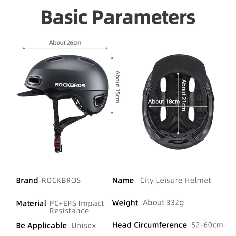 ROCKBROS Bicycle Helmet for Ca - Commute Cycling Helmet บทวิจารณ์และราคา
