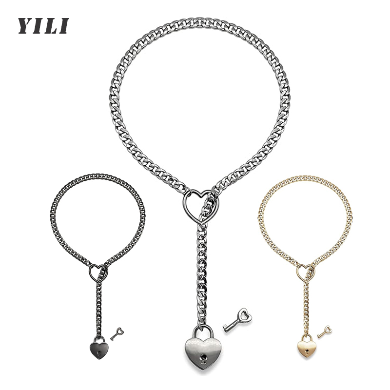 Slip Chain Heart O-Ring Neckla - Chain Lock Combination บทวิจารณ์และราคา
