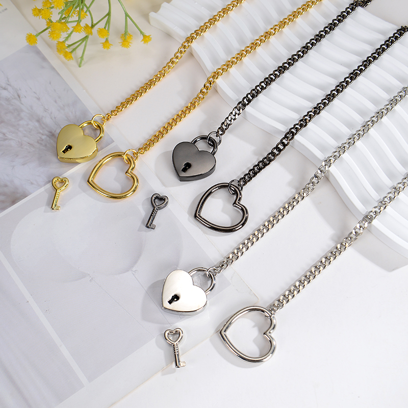 Slip Chain Heart O-Ring Neckla - Chain Lock Combination บทวิจารณ์และราคา
