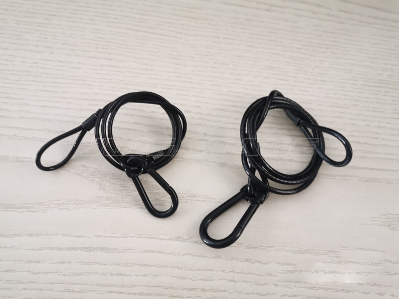 10pcs/lot Black 3mm*70cm Cable - Cable Lock Flexible บทวิจารณ์และราคา
