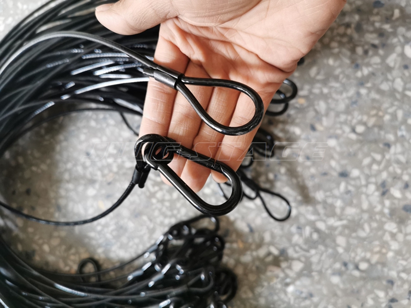 10pcs/lot Black 3mm*70cm Cable - Cable Lock Flexible บทวิจารณ์และราคา