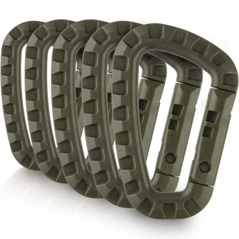 2/5/16Pcs Tactical Carabiner S - Chain Lock Combination บทวิจารณ์และราคา