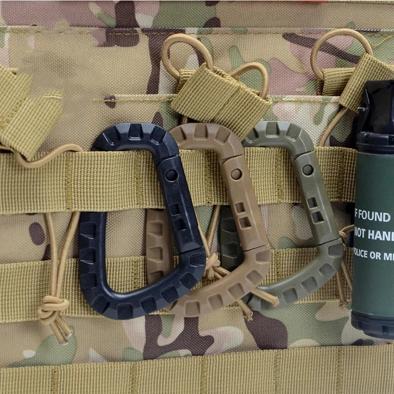 2/5/16Pcs Tactical Carabiner S - Chain Lock Combination บทวิจารณ์และราคา