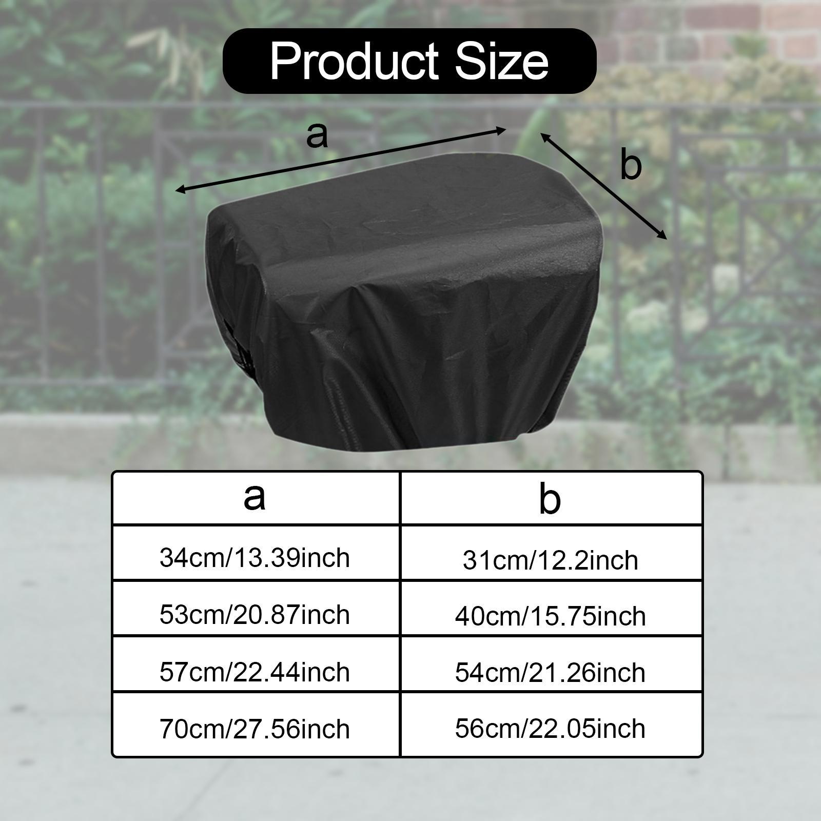 Black Waterproof Bicycle Baske - Cycling Commute Rain บทวิจารณ์และราคา