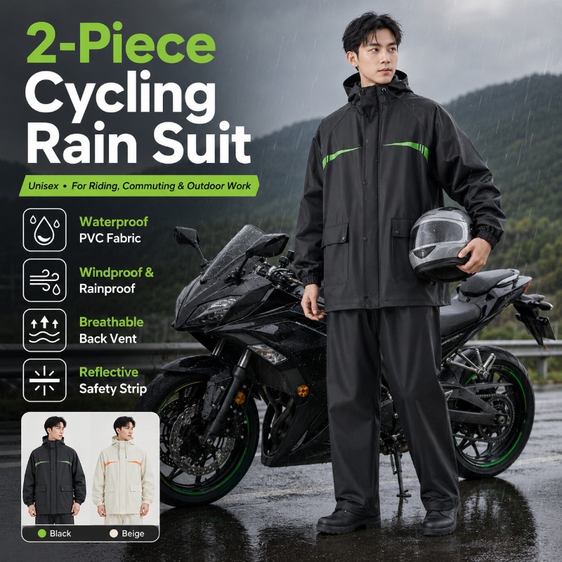 Unisex 2-Piece Waterproof Cycl - Cycling Commute Pants บทวิจารณ์และราคา