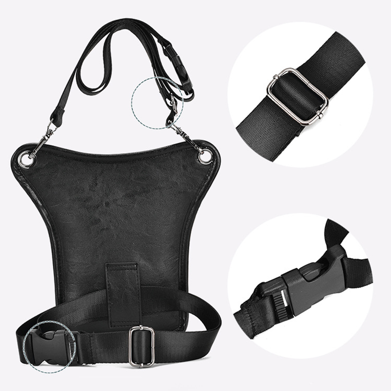 Vintage Pu Leather Waist Pack  - Cycling Commute Bag บทวิจารณ์และราคา