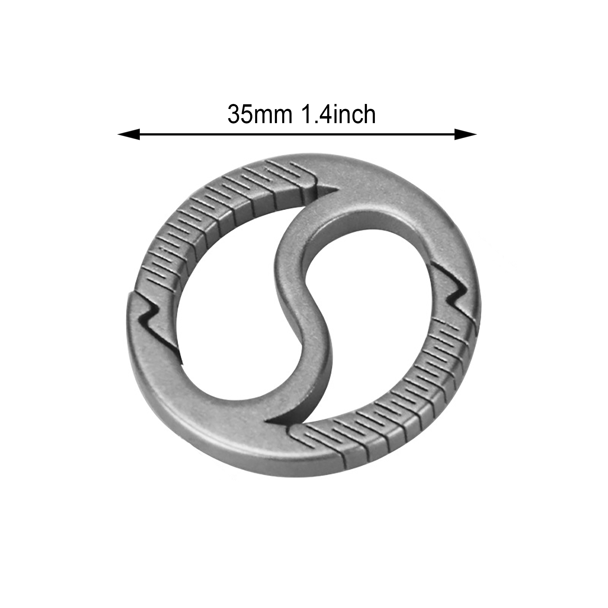 Unique simple Solid titanium S - Chain Lock Combination บทวิจารณ์และราคา