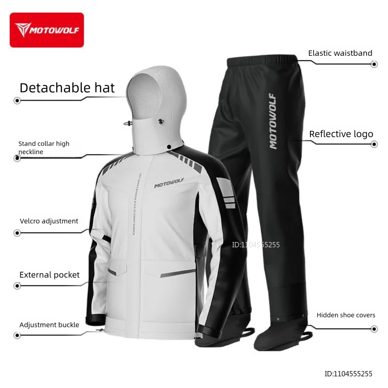 Rain Suit Motorcycle Rainwear  - Cycling Commute Rain บทวิจารณ์และราคา
