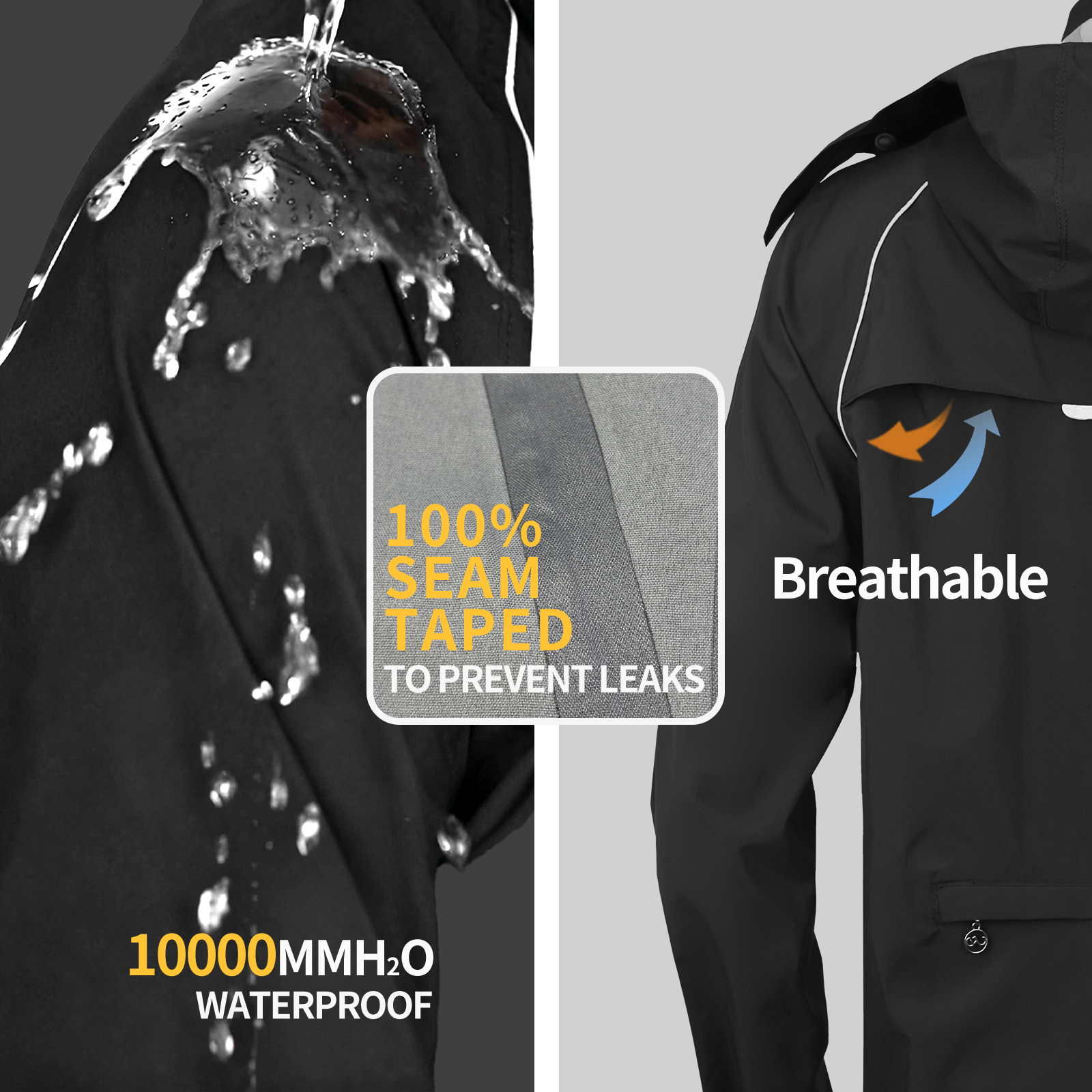 WOSAWE Reflective Motorcycle R - Cycling Commute Rain บทวิจารณ์และราคา