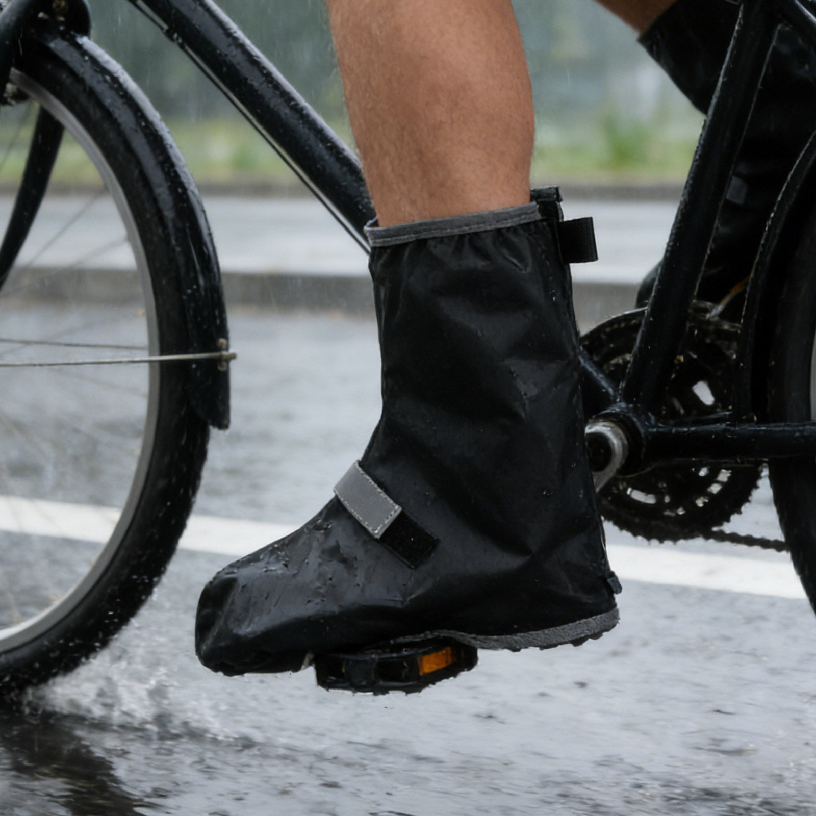 1Pair Waterproof Rain Shoe Cov - Cycling Commute Rain บทวิจารณ์และราคา