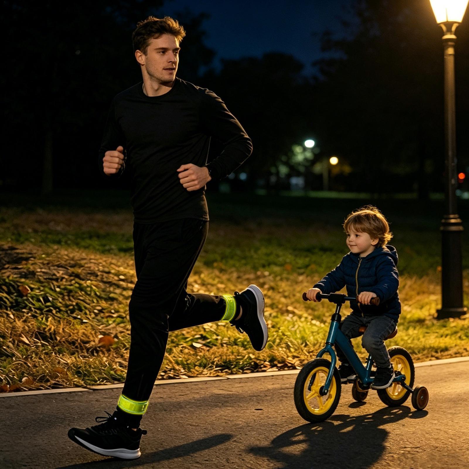 Reflective Ankle Bands Bike Pa - Cycling Commute Pants บทวิจารณ์และราคา