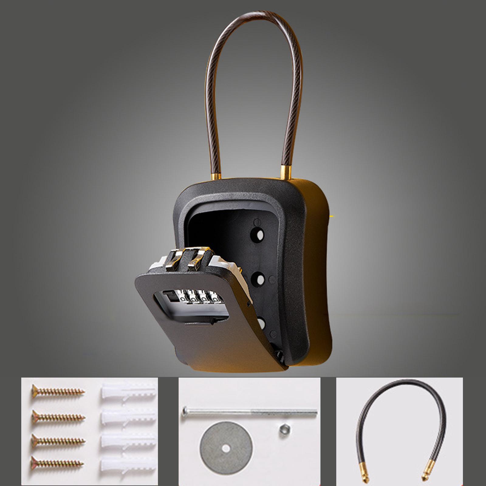 Key Lock Box Key Security Box  - Chain Lock Combination บทวิจารณ์และราคา