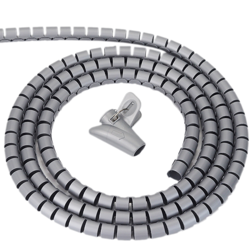 5M Wire Storage Tube Clips Cab - Cable Lock Flexible บทวิจารณ์และราคา