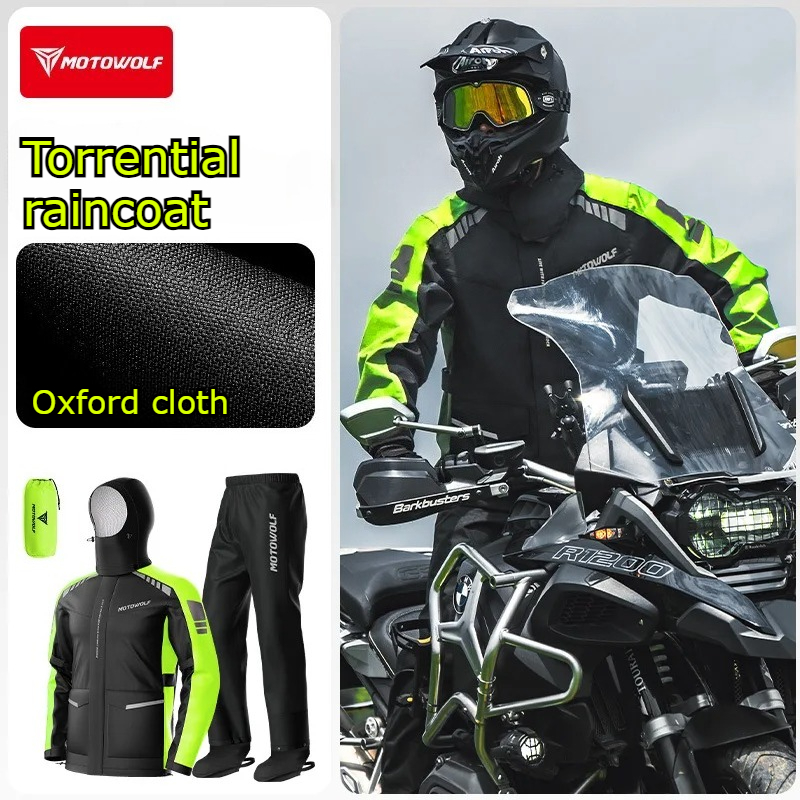 Motowolf Reflective Motorcycle - Cycling Commute Rain บทวิจารณ์และราคา