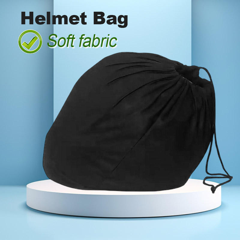 Soft Helmet Bag Plush Drawstri - Cycling Commute Bag บทวิจารณ์และราคา