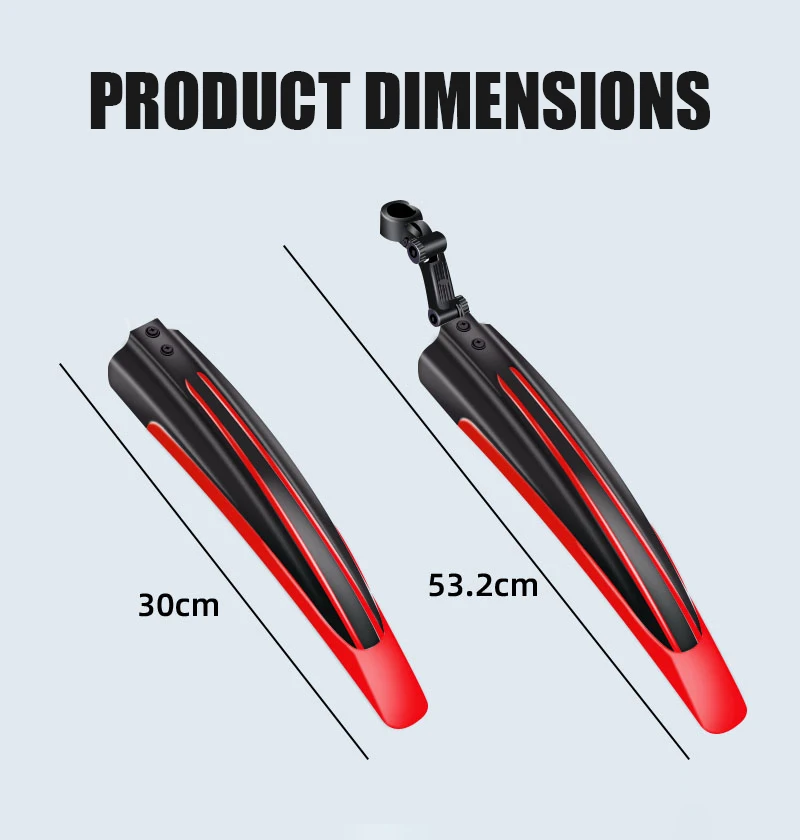 2pcs Bicycle Fenders Splash Fe - Fender Mudguard Set บทวิจารณ์และราคา